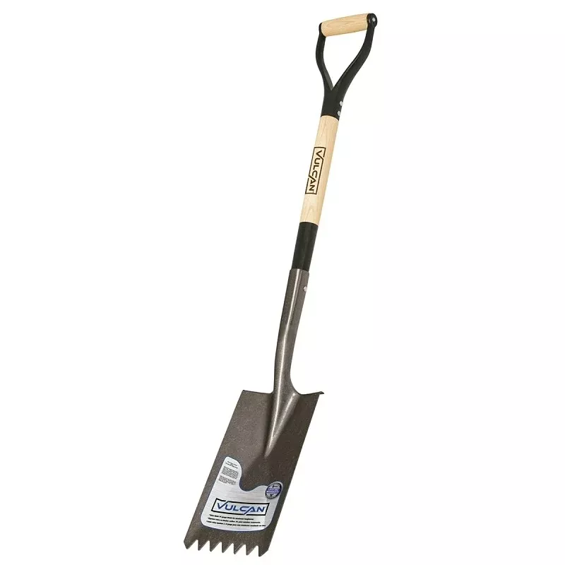 Vulcan 34547 Roof Ripper Shovel, D-Shaped Handle, Wood Handle