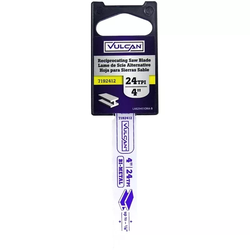 Vulcan 829451OR Reciprocating Saw Blade, High Speed Steel Cutting Edge