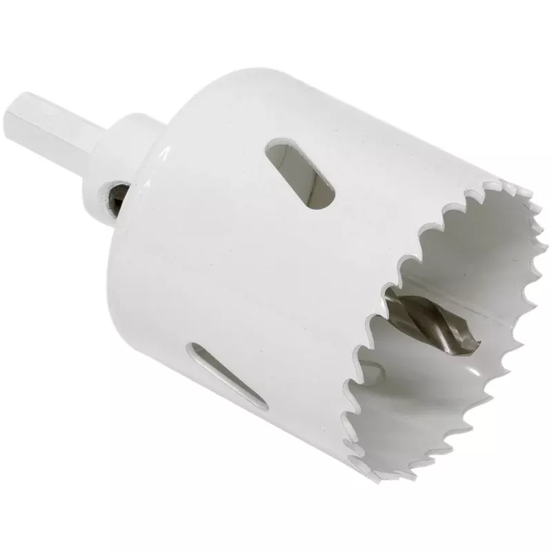 Vulcan 961211OR Hole Saw with Arbor Hanger, 2 in Dia, 1-7/8 in D Cutting, 4/6 TPI, HSS Cutting Edge