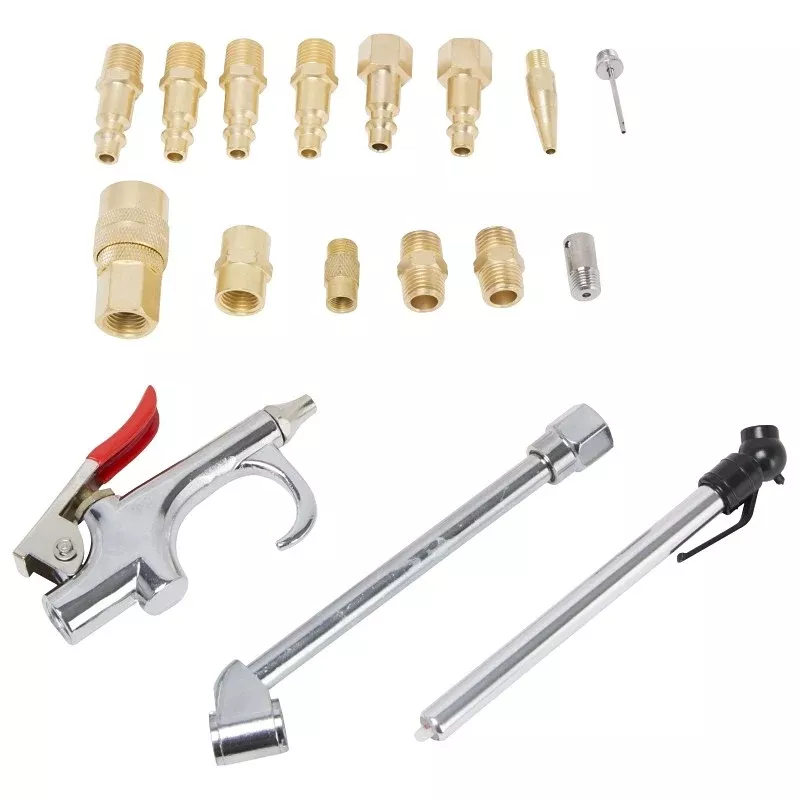 Vulcan CC910 Air Tool Accessory Kit, Brass/Steel, Brass/Chrome, Brass/Chrome
