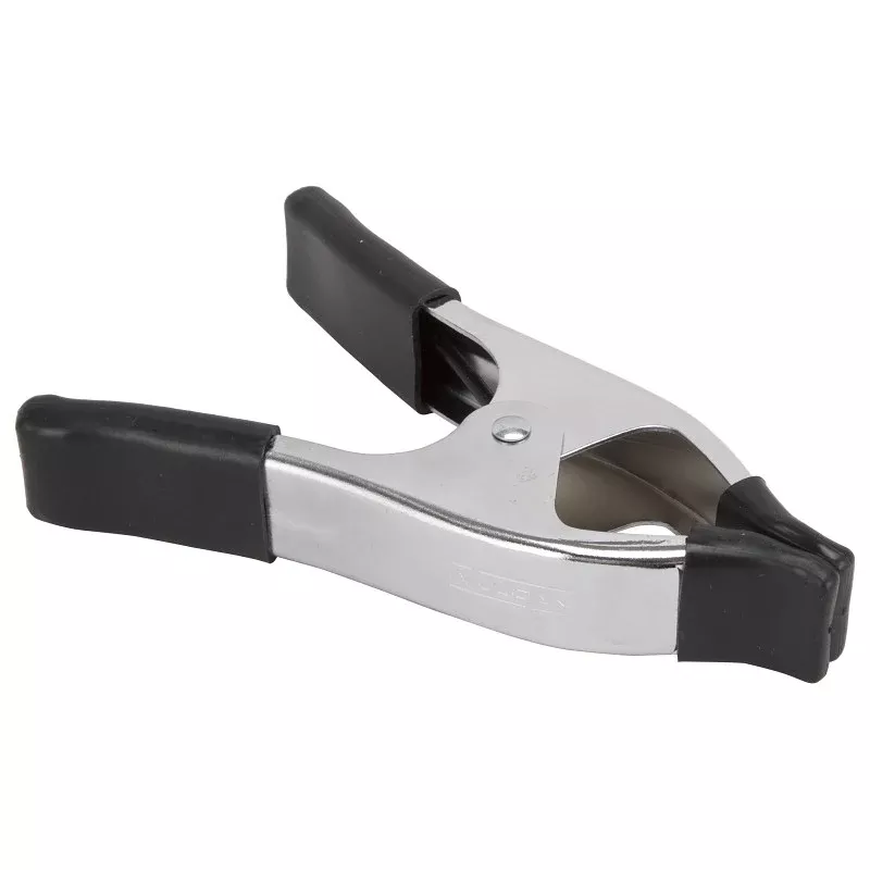 Vulcan JL27526 Spring Clamp, 2 in Clamping, Steel, Chrome, Silver