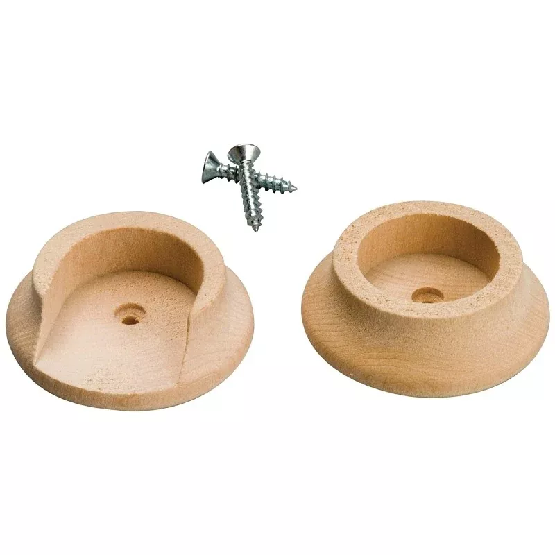 Waddell 408DP Closet Pole Socket, For: 1-3/8 in Closet Pole or 1 in Pipe