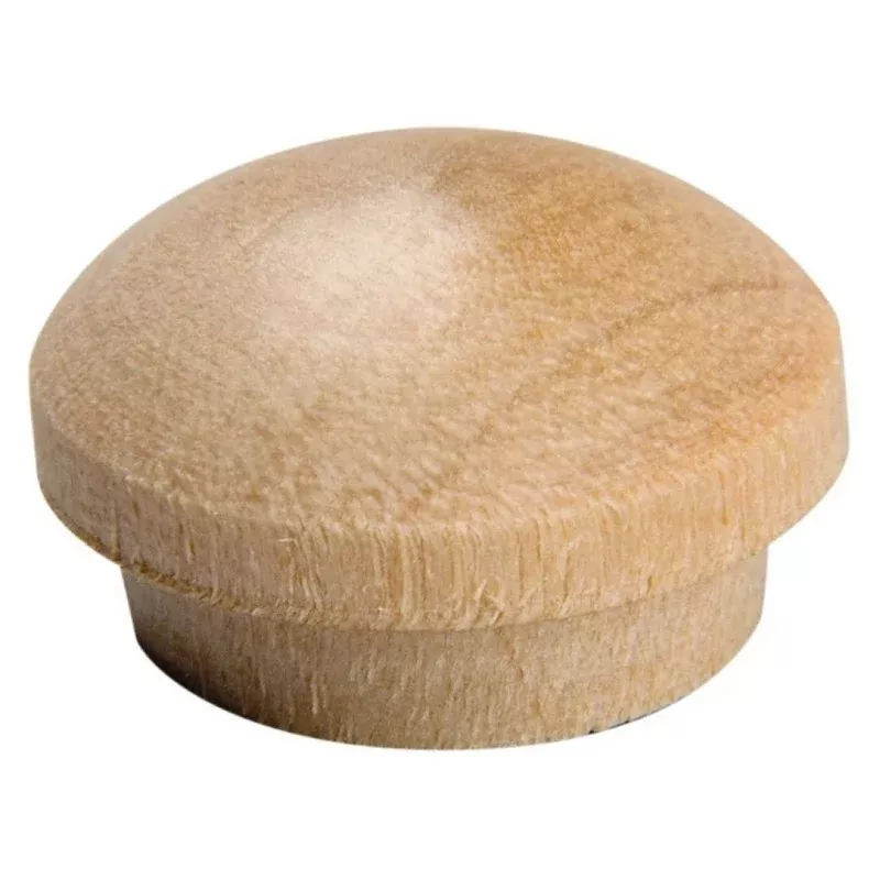 Waddell 8401.00 DP-10 Screw Hole Button, 4 in L, Birchwood