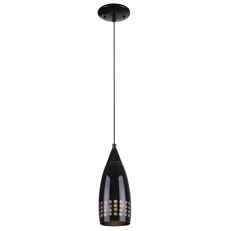 Westinghouse 6100900 Adjustable Mini Pendant, 1-Lamp, Black Fixture