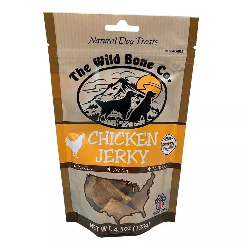 The Wild Bone Co 1930 Dog Treat, All, Jerky, Chicken, 4.5 oz