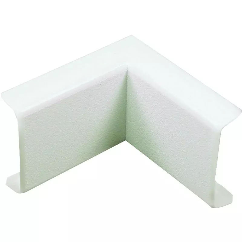 Wiremold NMW7 Wireway Inside Elbow, Non-Metallic, Plastic, White