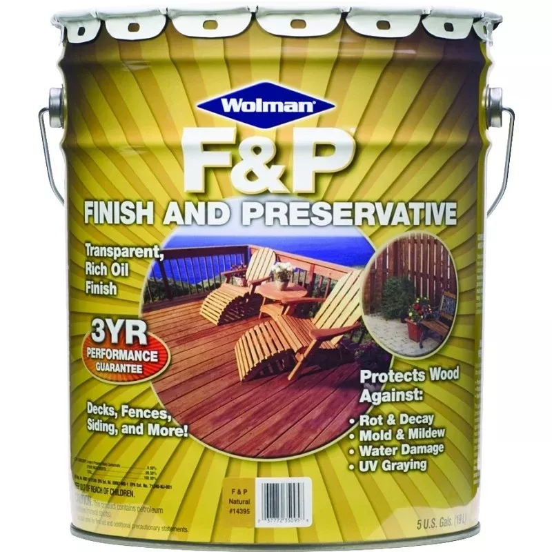 Wolman 14415 Preservative, Cedar, Liquid, 5 gal, Can