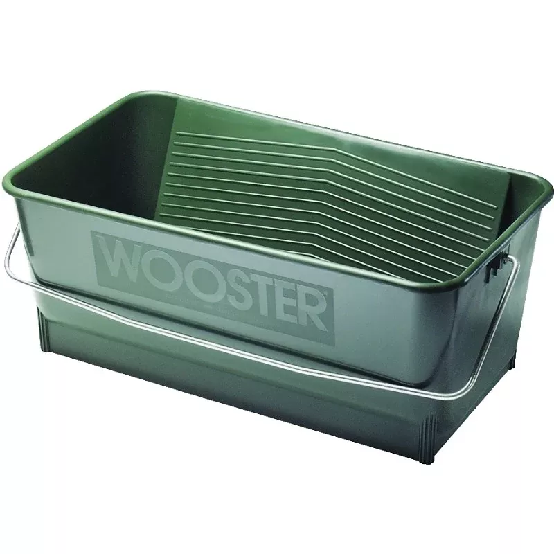 Wooster 8614 Paint Bucket, 5 gal, Polypropylene, Green, Comfort-Grip Handle