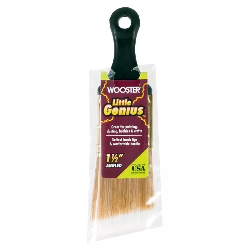 Wooster Q3222-1 1/2 Paint Brush, Plastic Handle