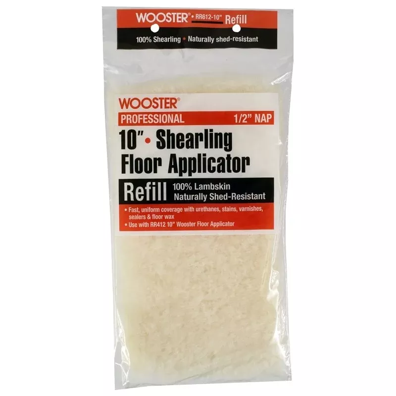 Wooster RR612-10 Shearling Floor Refill Pad, Lambskin