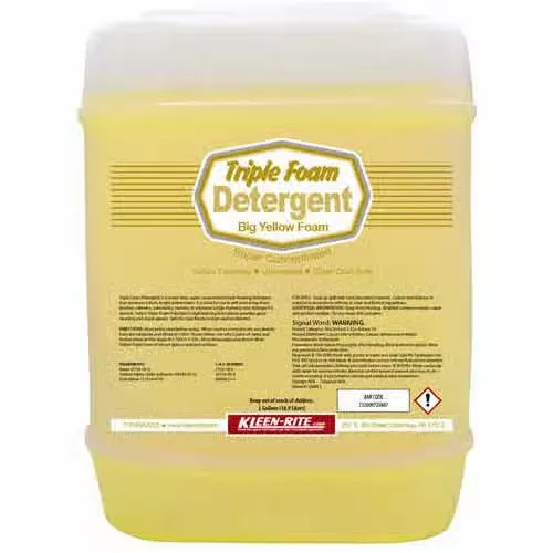 Yellow Triple Foam Detergent - Kleen-Rite Self-Serve Ultra-Concentrate
