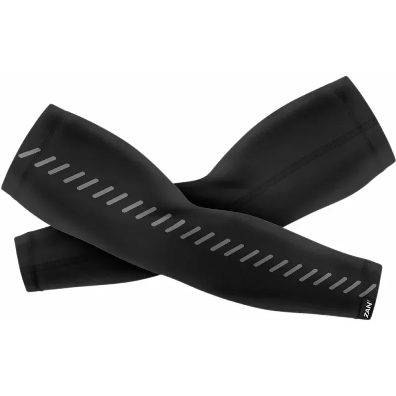 Zan Headgear SportFlex Reflective Arm Sleeves Black