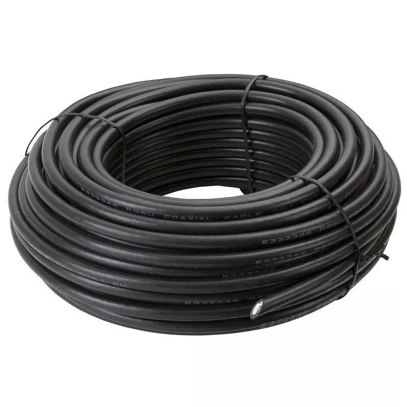 Zenith VQ3100NEB Coaxial Cable, 100 ft L
