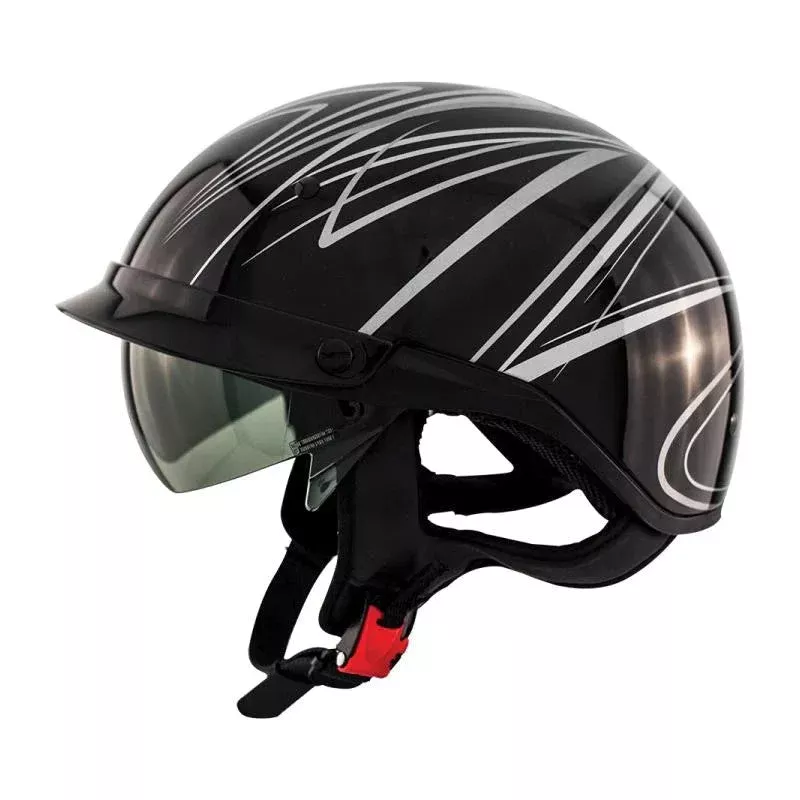 Zox Roadster DDV Freehand Half Helmet Red
