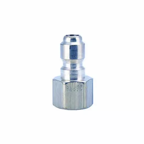 ZSi Foster 38FPS Stainless Steel Quick Disconnect Straight Plug - 3/8 FNPT