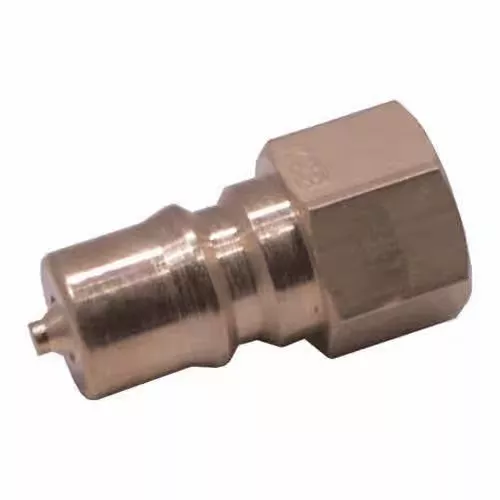 ZSi Foster K2B Brass Quick Disconnect 2 Way Shut Off Plug - 1/4 in. FPT
